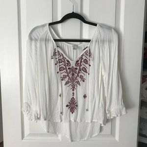 flowy detail top